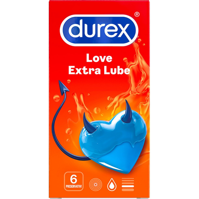 Durex Love Extra Lube 6pz Farmacia
