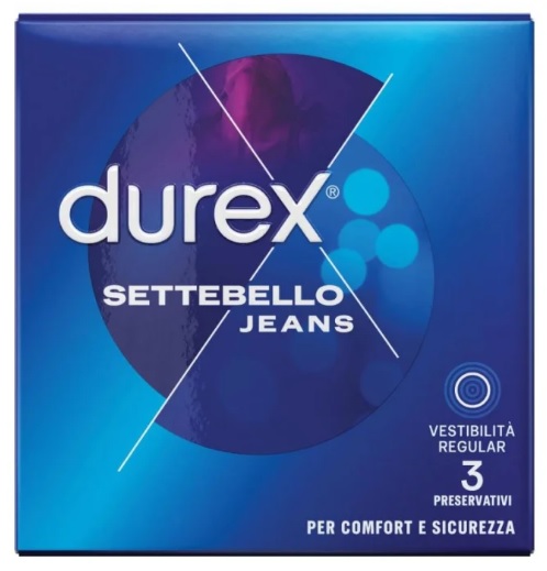 Durex Settebello Jeans 3pz Farmacia