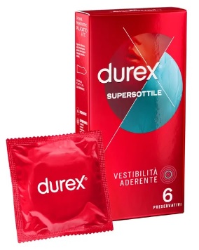 Durex Supersottile Vestibilit Aderente 6pz Farmacia
