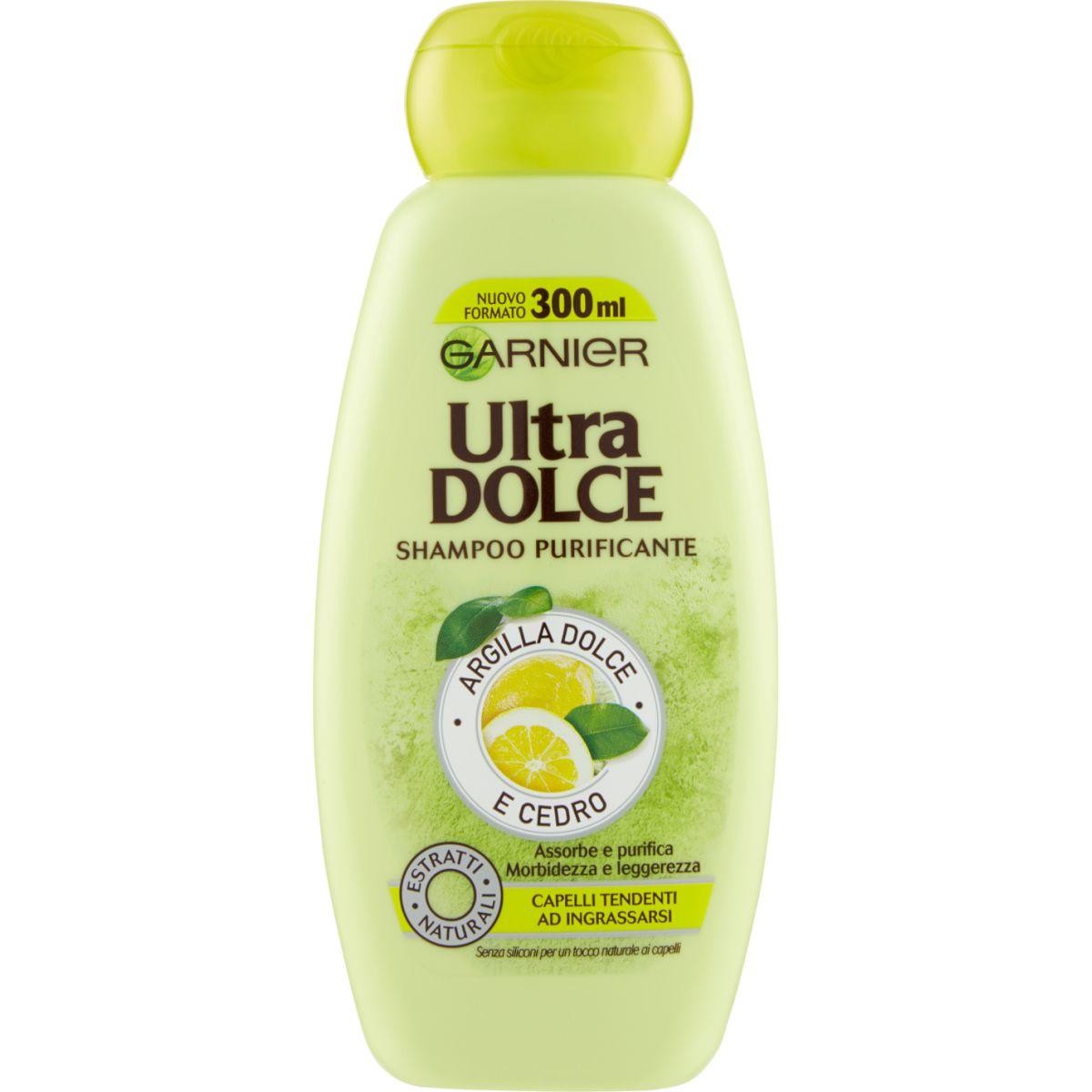 Garnier Ultra Dolce Shampoo Purificante - Argilla Dolce e Cedro - Clicca l'immagine per chiudere
