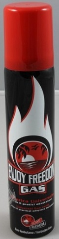 Gas Universale Enjoy Freedom bomboletta da 100ml Gas Universale Enjoy Freedom bomboletta da 100ml