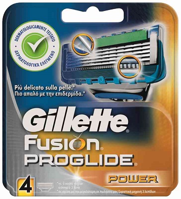 Gillette Fusion Proglide Power x 4pz