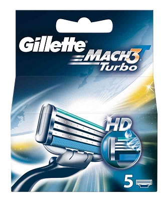 Gillette Mach3 Turbo x 5pz