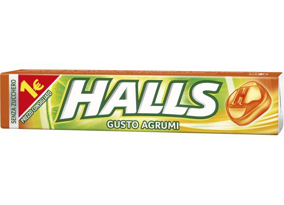 Caramelle Halls Agrumi Senza Zucchero x 20pz