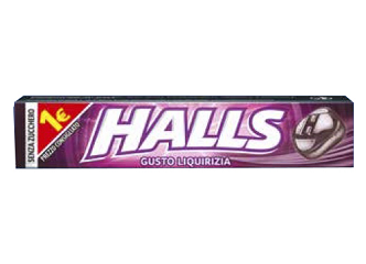 Caramelle Halls Liquirizia Senza Zucchero x 20pz