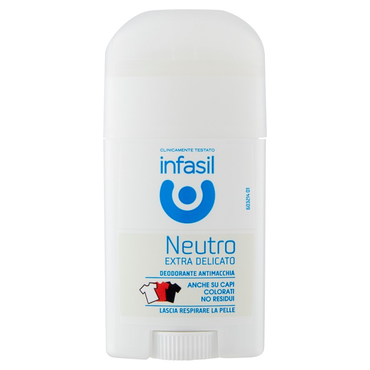 Infasil Deo Stick Neutro Extra Delicato Deodorante 40ml - Clicca l'immagine per chiudere