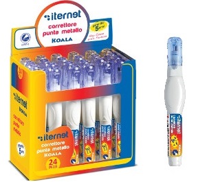 Koala Correttore a Penna Punta Metallo 7ml x 24pz Koala Correttore a Penna Punta Metallo 7ml x 24pz