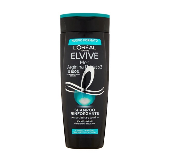 L'Oreal Elvive Men Shampoo Arginina Resist X3 Rinforzante L'Oreal Elvive Men Shampoo Arginina Resist X3 Rinforzante