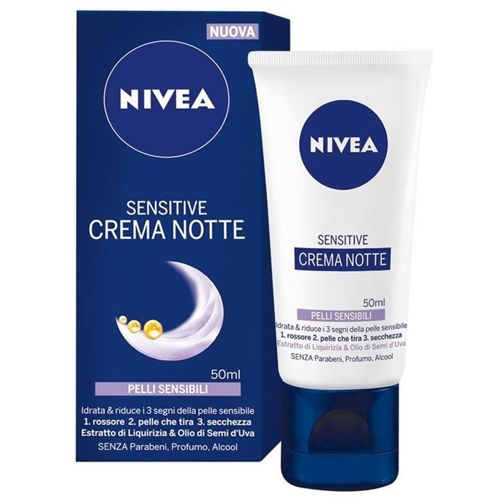 Nivea Sensitive Crema Notte Pelli Sensibili