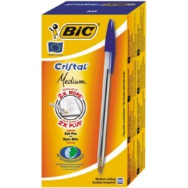 Penna Bic Cristal Blu Medium Classic x 50pz - Clicca l'immagine per chiudere