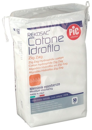 Pic Solution Cotone Idrofilo Zig Zag 50gr