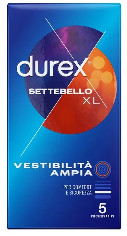 Durex Settebello XL 5pz Farmacia - Clicca l'immagine per chiudere