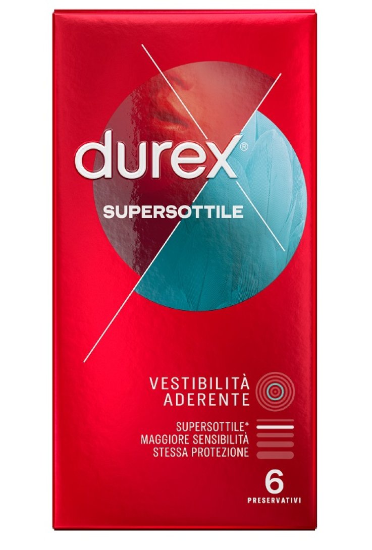 Durex Supersottile Vestibilit Regular 6pz Farmacia - Clicca l'immagine per chiudere