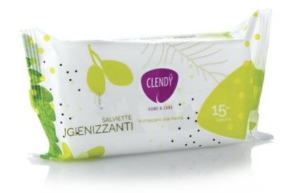 Salviette Imbevute Clendy Igienizzanti 1 x 15pz