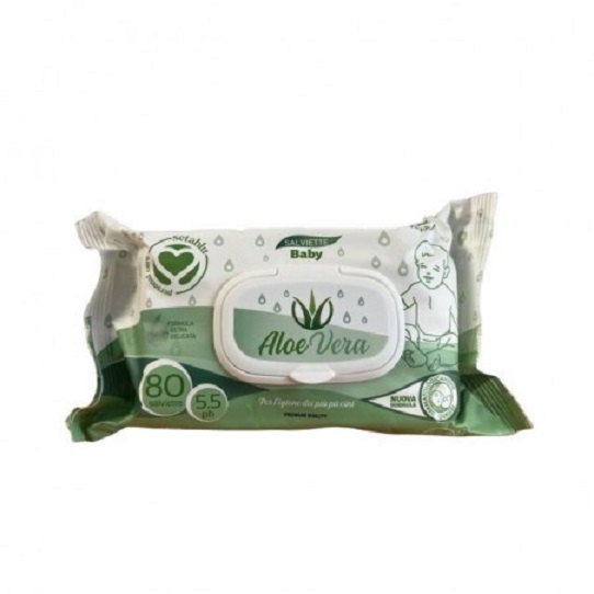 Salviette Imbevute Setablu Baby Aloe Vera 72pz