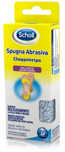 Scholl Spugna Abrasiva Piedi Porolith (1 spugna) x 1pz