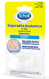 Scholl Separadita Anatomico in Gel (3 separadita) x 1pz Scholl Separadita Anatomico in Gel (3 separadita) x 1pz