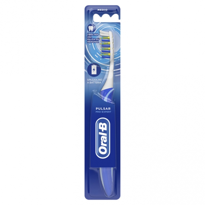 Spazzolino Oral-B Pulsar Pro-Expert Setole Medie Spazzolino Oral-B Pulsar Pro-Expert Setole Medie