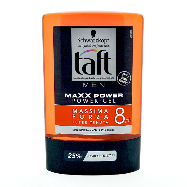 Taft Men Maxx Power Power Gel 8/15 ML.300 Taft Men Maxx Power Power Gel 8/15 ML.300