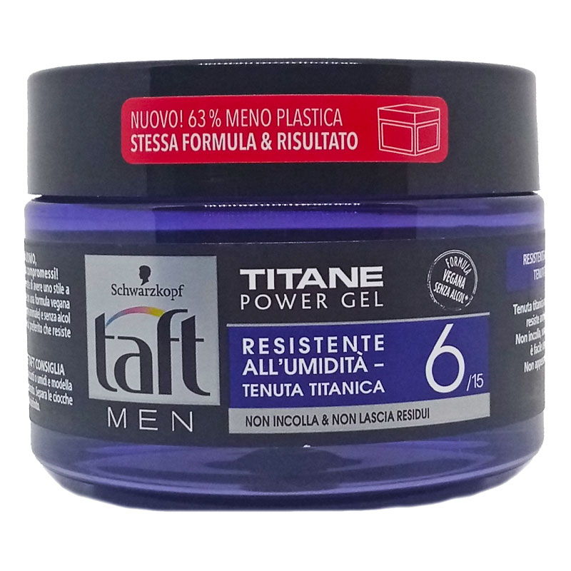 Taft Men Titane Power Gel 6/15 ML.250 Taft Men Titane Power Gel 6/15 ML.250