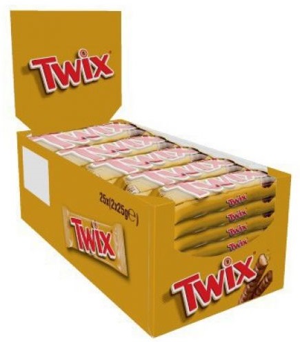 Twix 50gr x 25pz - Clicca l'immagine per chiudere