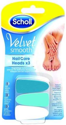 Scholl Velvet Smooth Nail Care Ricariche Kit Elettronico x 1pz